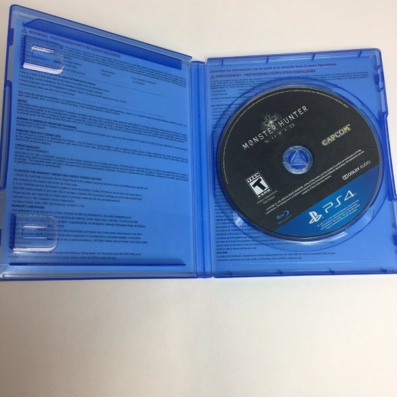 Monster Hunter World PlayStation 4 2018) PS4 CapCon Teen Video Game Dragons - Picture 3 of 12